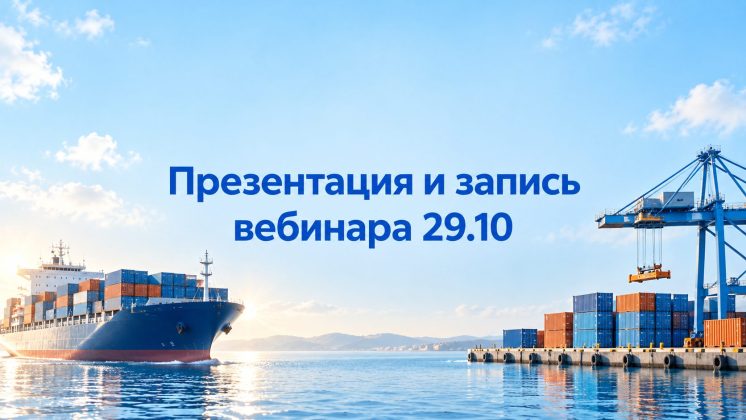 Провели вебинар «ВЭД и логистика 2026: новые требования, маршруты и решения для бизнеса»